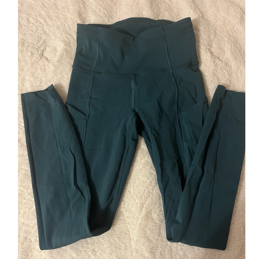 Green Lululemon Leggings
